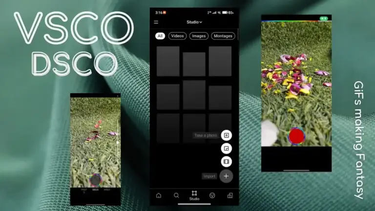 Vsco Dsco screen shots presentation image