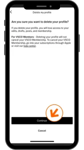  How to delete your vsco account step image