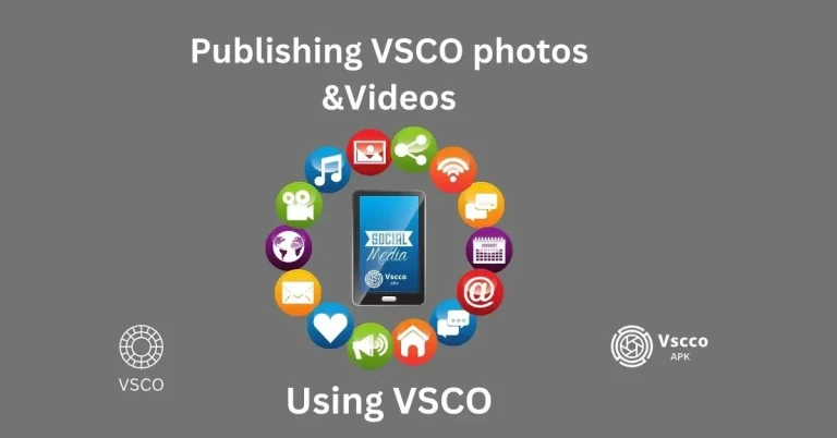 Publish your photos & Videos on social media , an image showing social media icons.