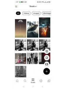 VSCO app login interface an image