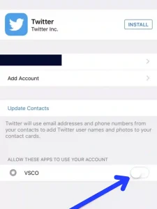 VSCO with X(Twitter) an integration process image