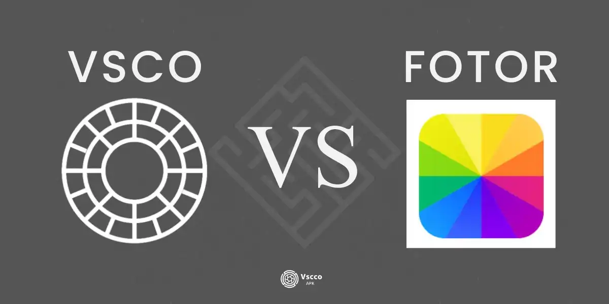 Vsco VS Fotor an image